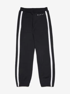 Kids Stripe Logo Joggers In Black