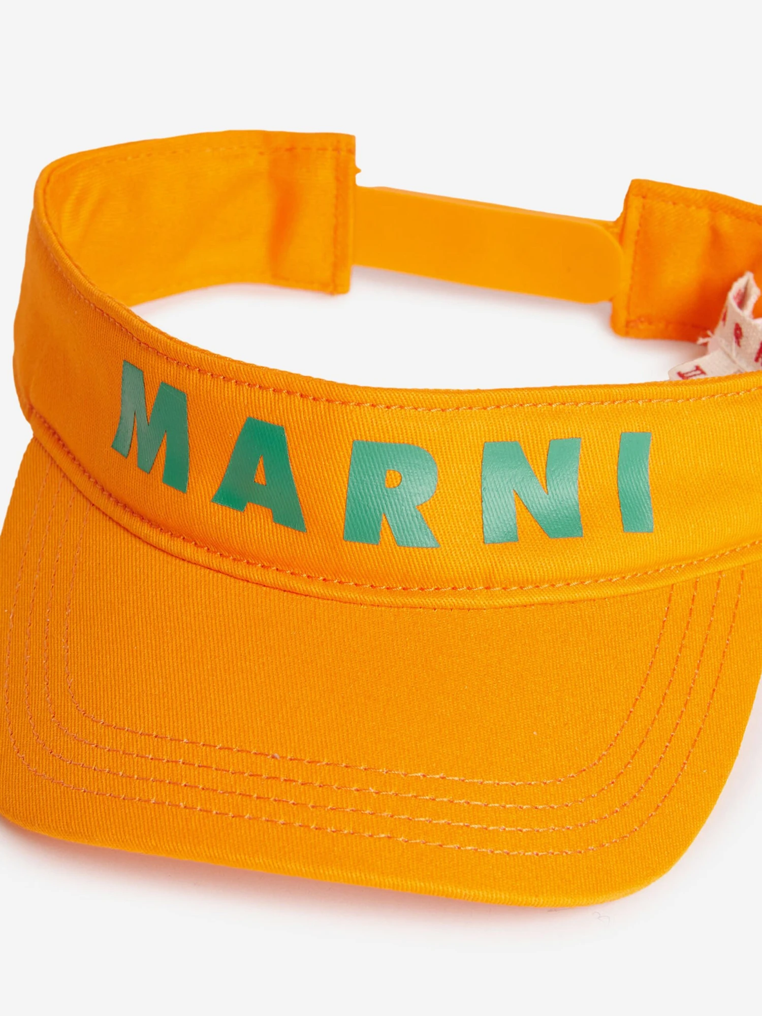 Kids Logo Visor In Orange 3 Kids Logo Visor In Orange - Image 3
