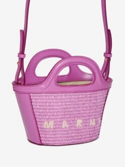 Girls Tropicalia Micro Bag In Purple (21cm) -Childrens Clothing Store MNIS4101 PINK 3