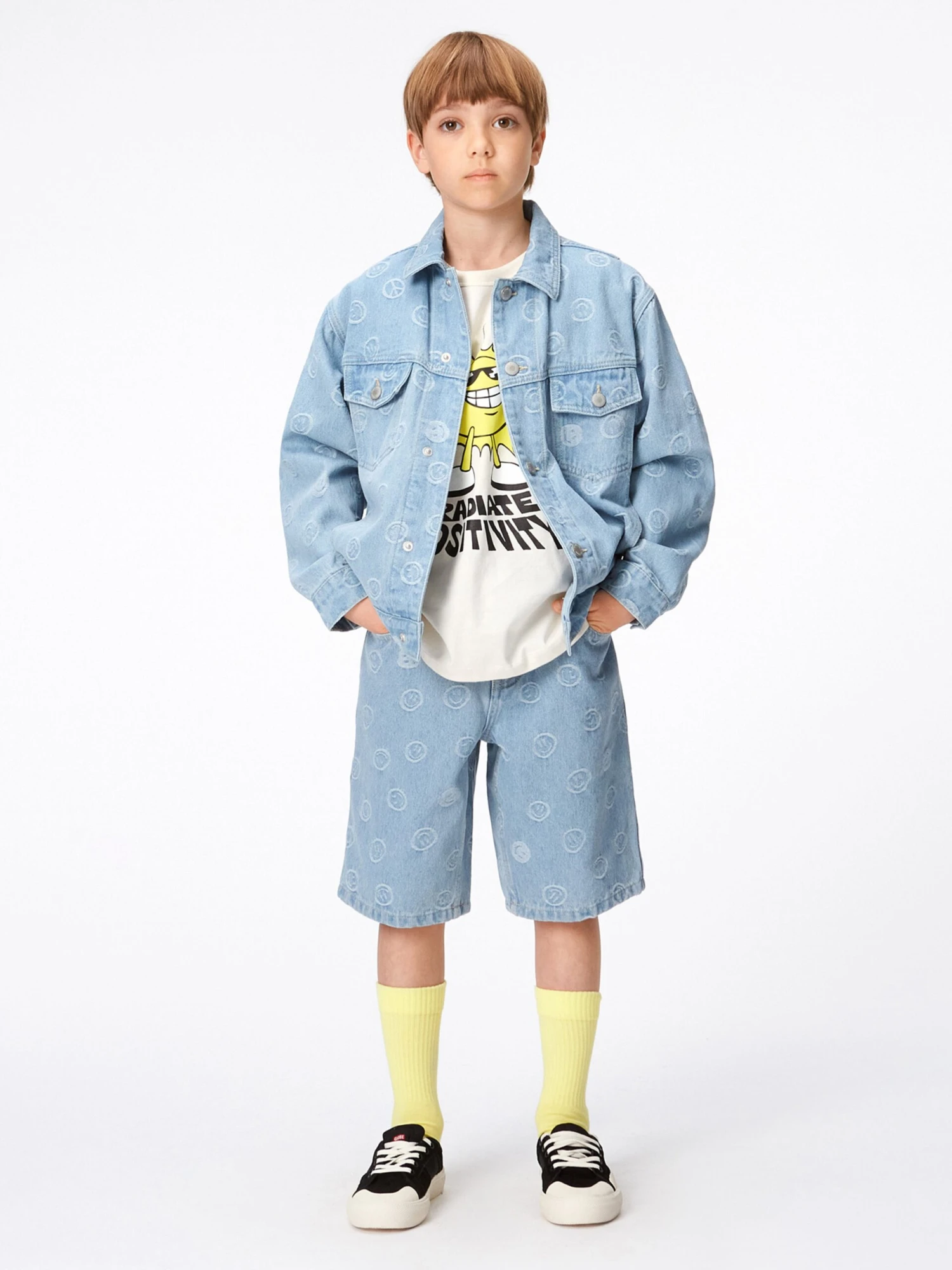Molo Kids Denim Jacket In Blue 2 Molo Kids Denim Jacket In Blue - Image 2