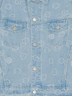 Molo Kids Denim Jacket In Blue 8 Molo Kids Denim Jacket In Blue -Childrens Clothing Store MOLS4141 HAPPINESS LIGHT 4