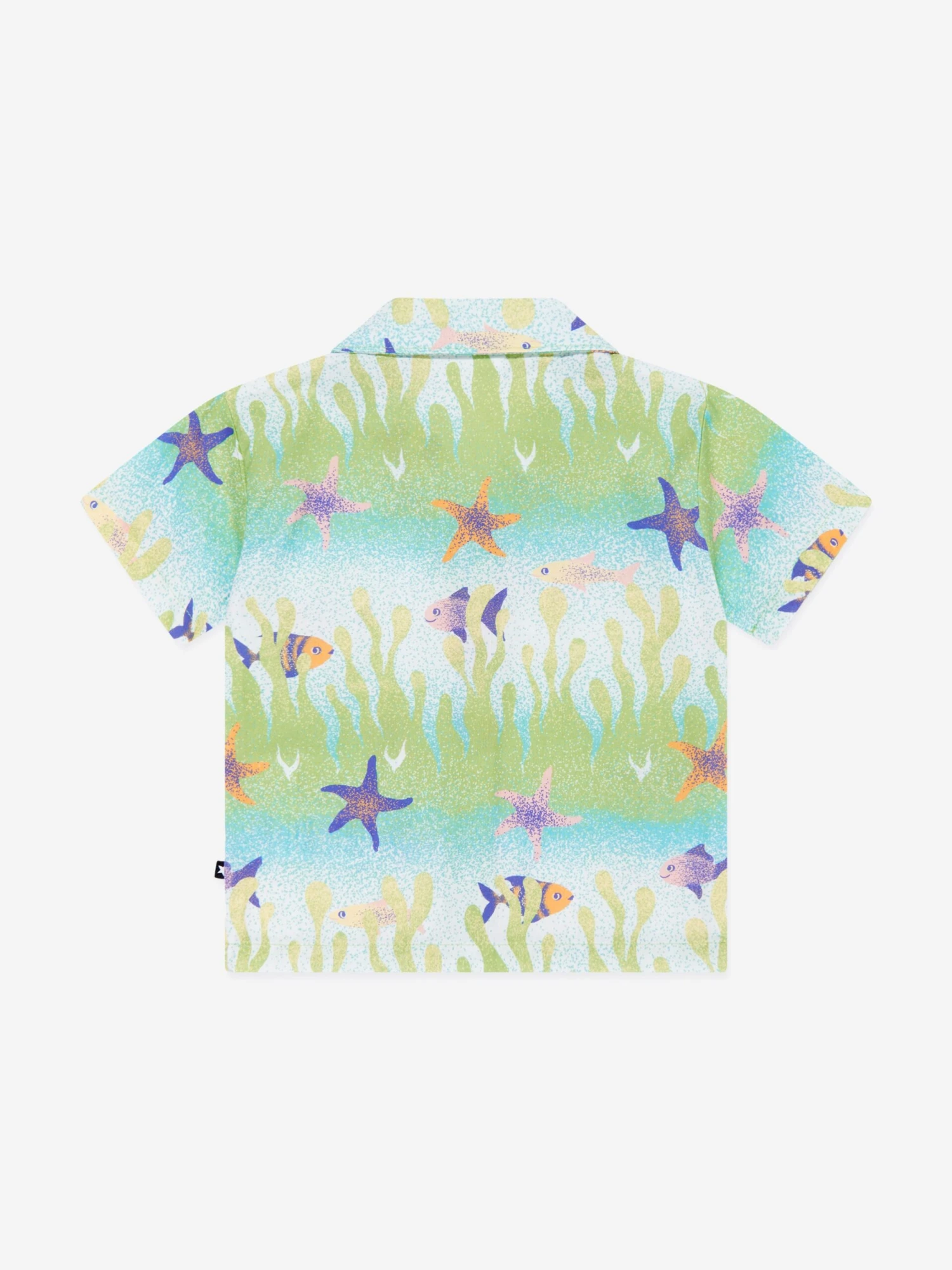 Molo Baby Boys Under The Sea Shirt In Green 2 Molo Baby Boys Under The Sea Shirt In Green - Image 2