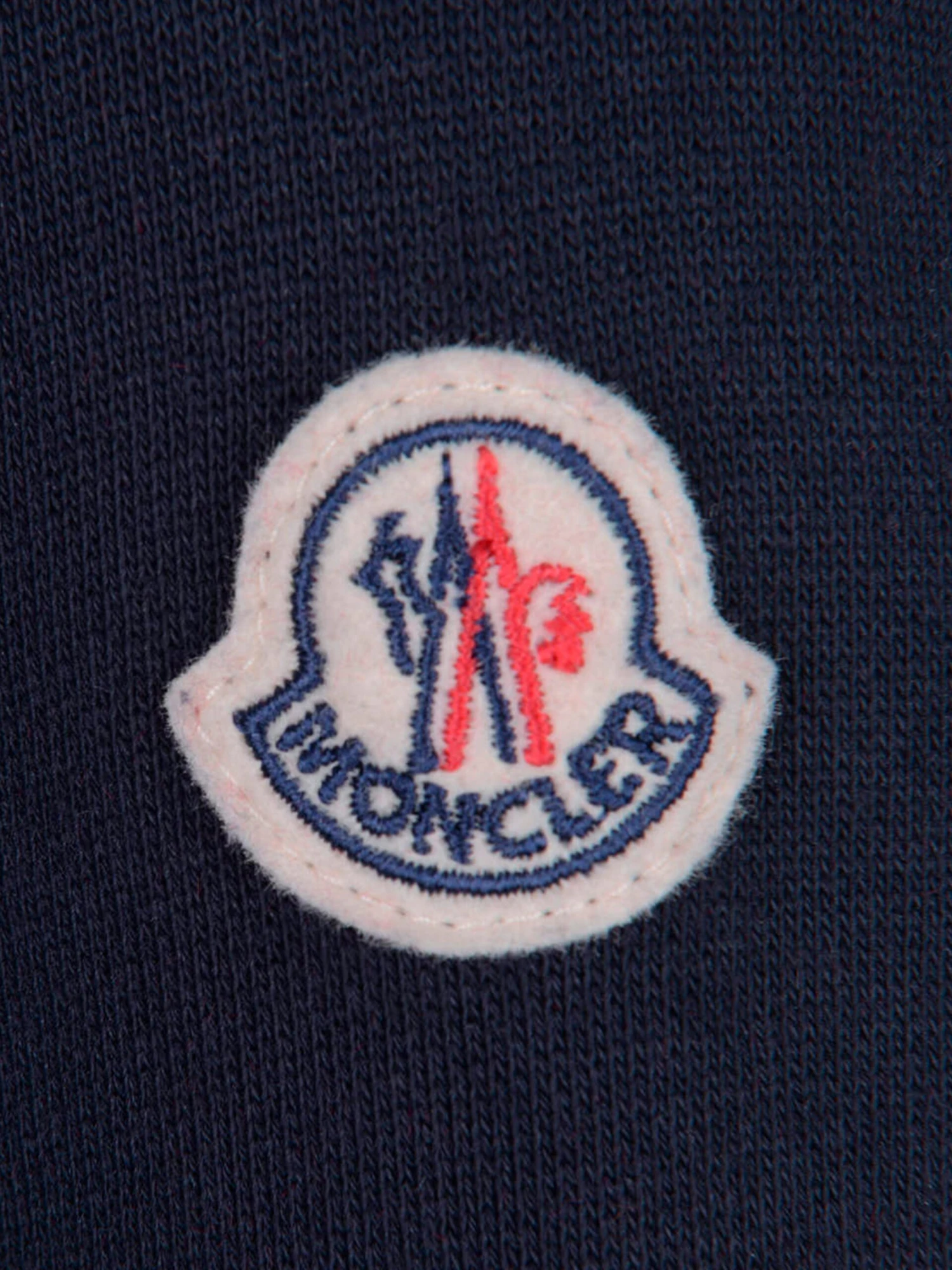 Moncler Boys Cotton Logo Sweater 3 Moncler Boys Cotton Logo Sweater - Image 3