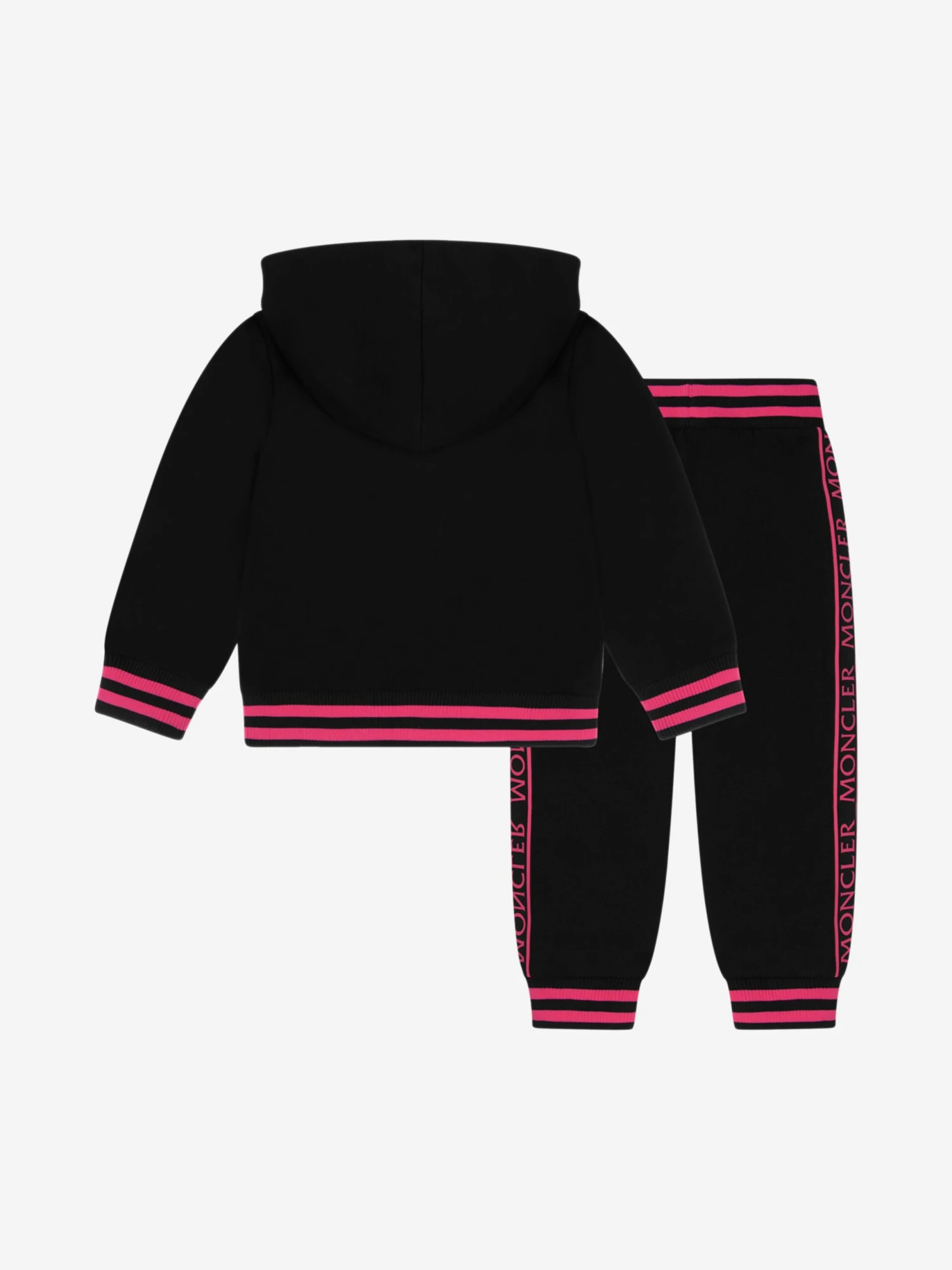Moncler Girls Cotton Tracksuit 2 Moncler Girls Cotton Tracksuit - Image 2