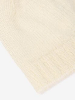 Baby Logo Beanie Hat In Ivory -Childrens Clothing Store MONA3028 034 4