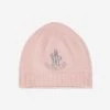 Baby Girls Logo Beanie Hat In Pink