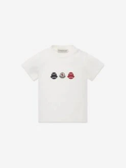 Baby Boys Logo T-Shirt In Ivory