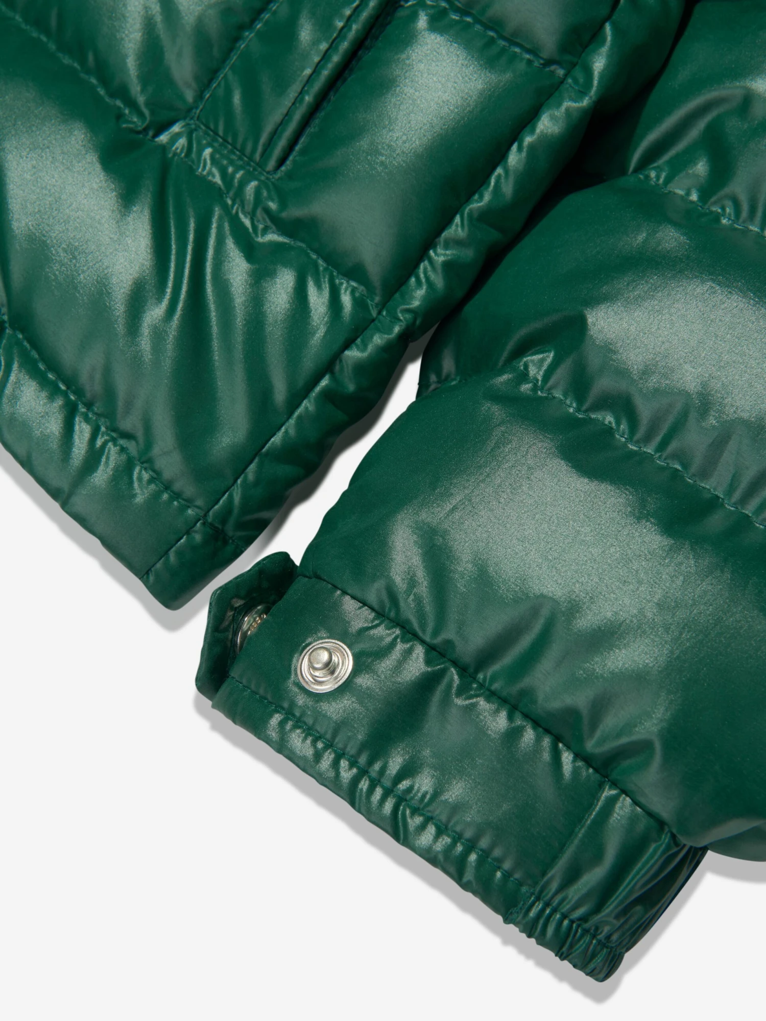 Boys Down Padded Bourne Jacket In Green 5 Boys Down Padded Bourne Jacket In Green - Image 5