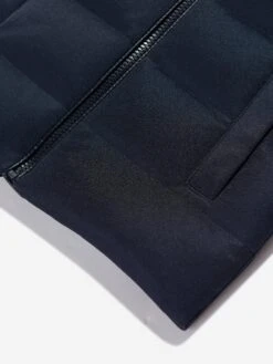 Boys Down Padded Peter Gilet In Navy -Childrens Clothing Store MONA3067 778 4