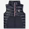 Boys Down Padded Apatou Gilet In Navy