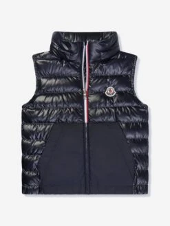 Boys Down Padded Apatou Gilet In Navy