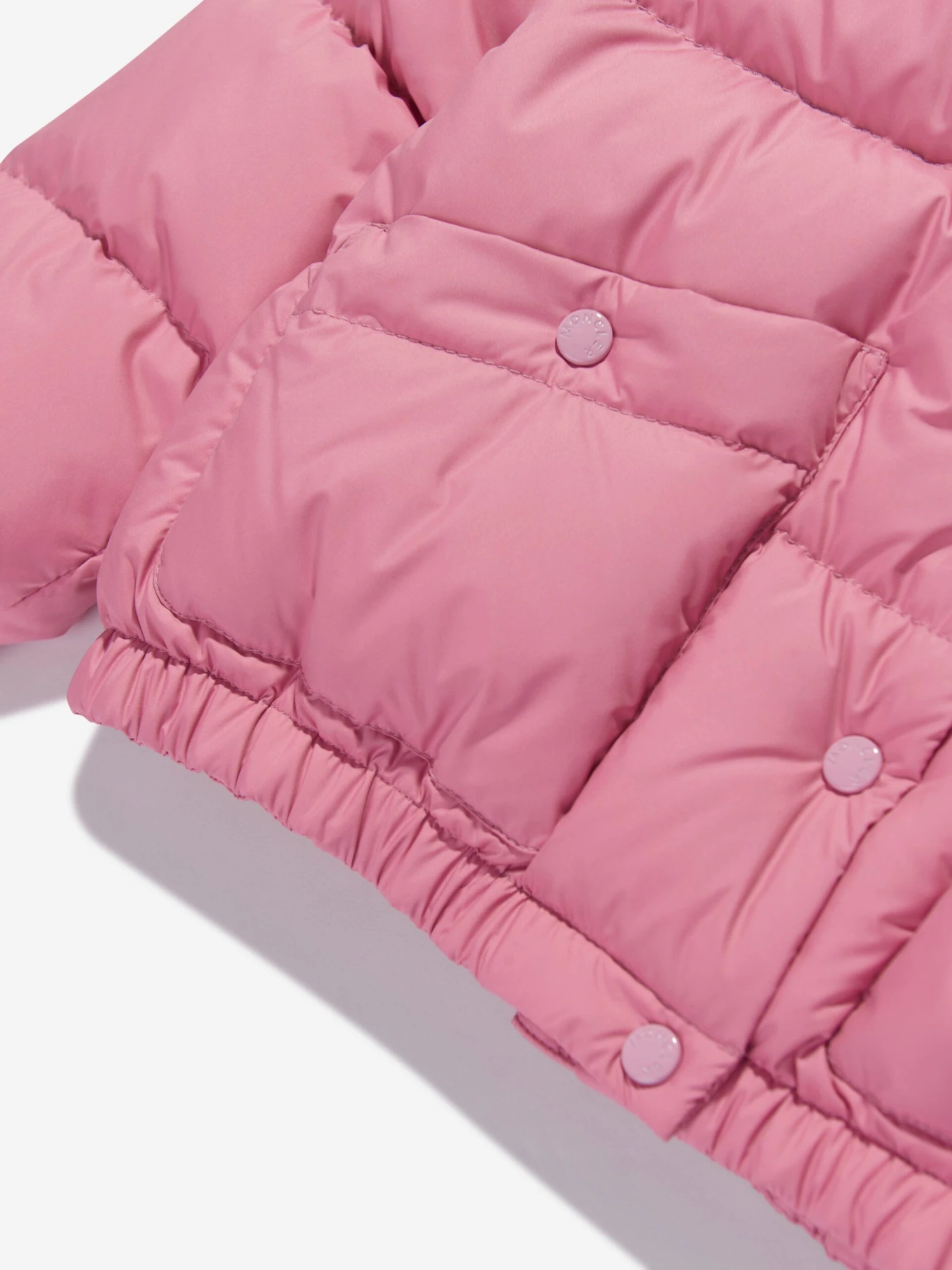 Girls Down Padded Ebre Jacket In Pink 5 Girls Down Padded Ebre Jacket In Pink - Image 5