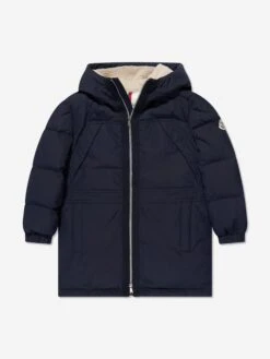Boys Down Padded Truyere Long Parka In Navy