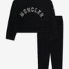 Girls Sweatshirt And Leggings Set In Black