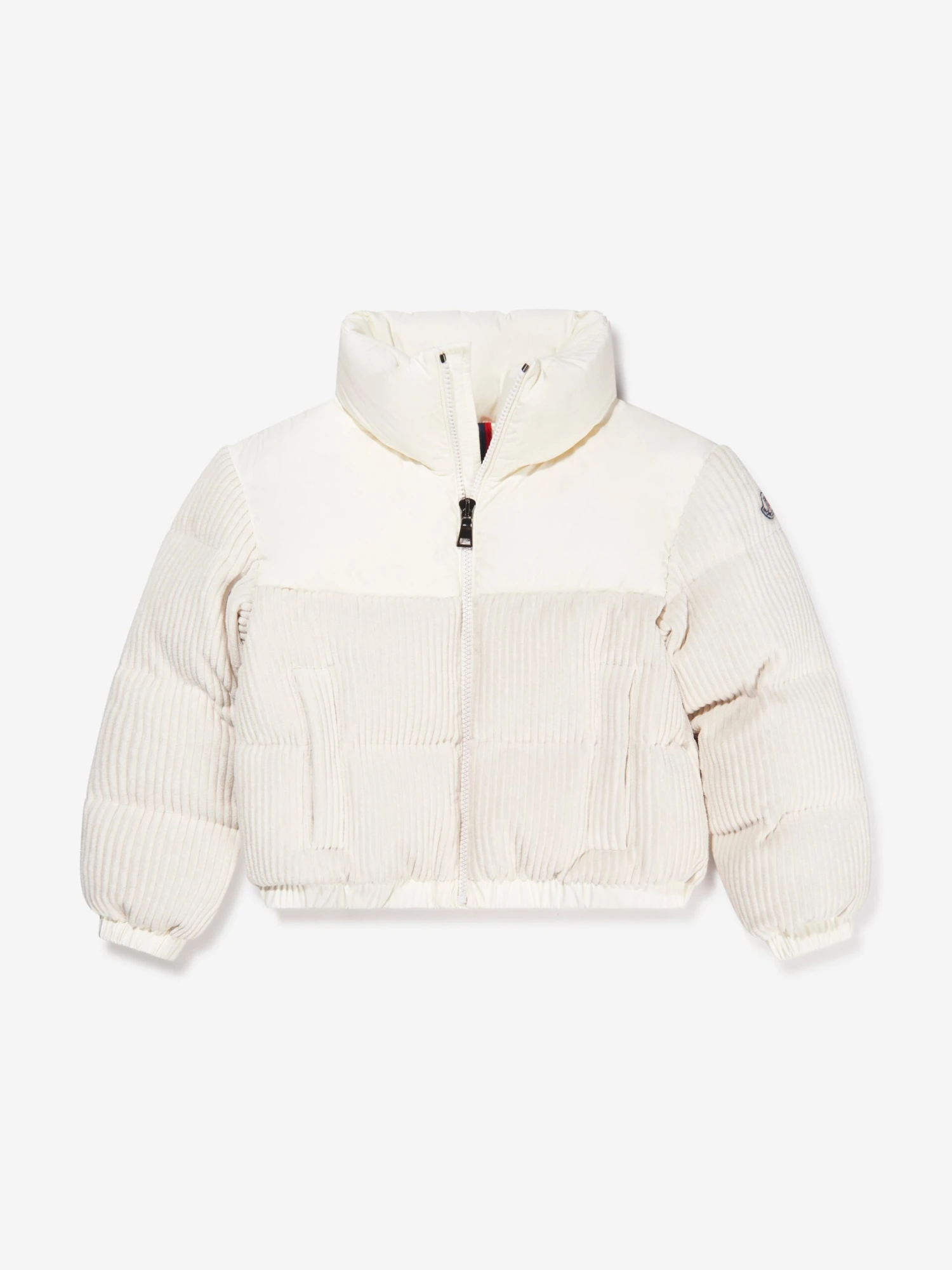 Girls Down Padded Waitaki Jacket In Ivory 1 Girls Down Padded Waitaki Jacket In Ivory