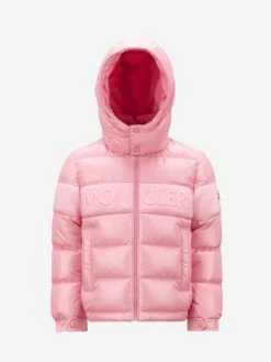 Girls Down Padded Truyere Jacket In Pink