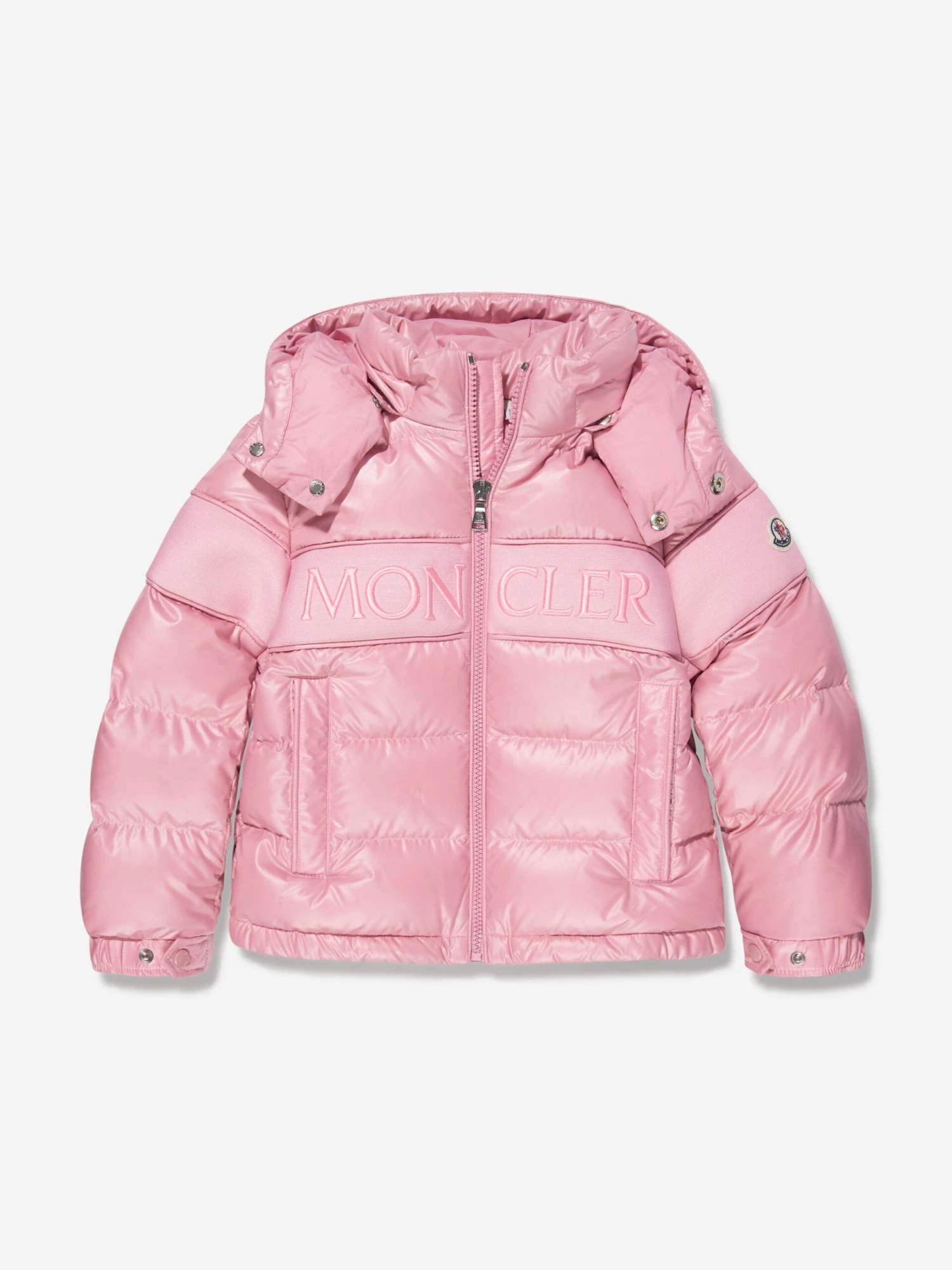 Girls Down Padded Truyere Jacket In Pink 2 Girls Down Padded Truyere Jacket In Pink - Image 2