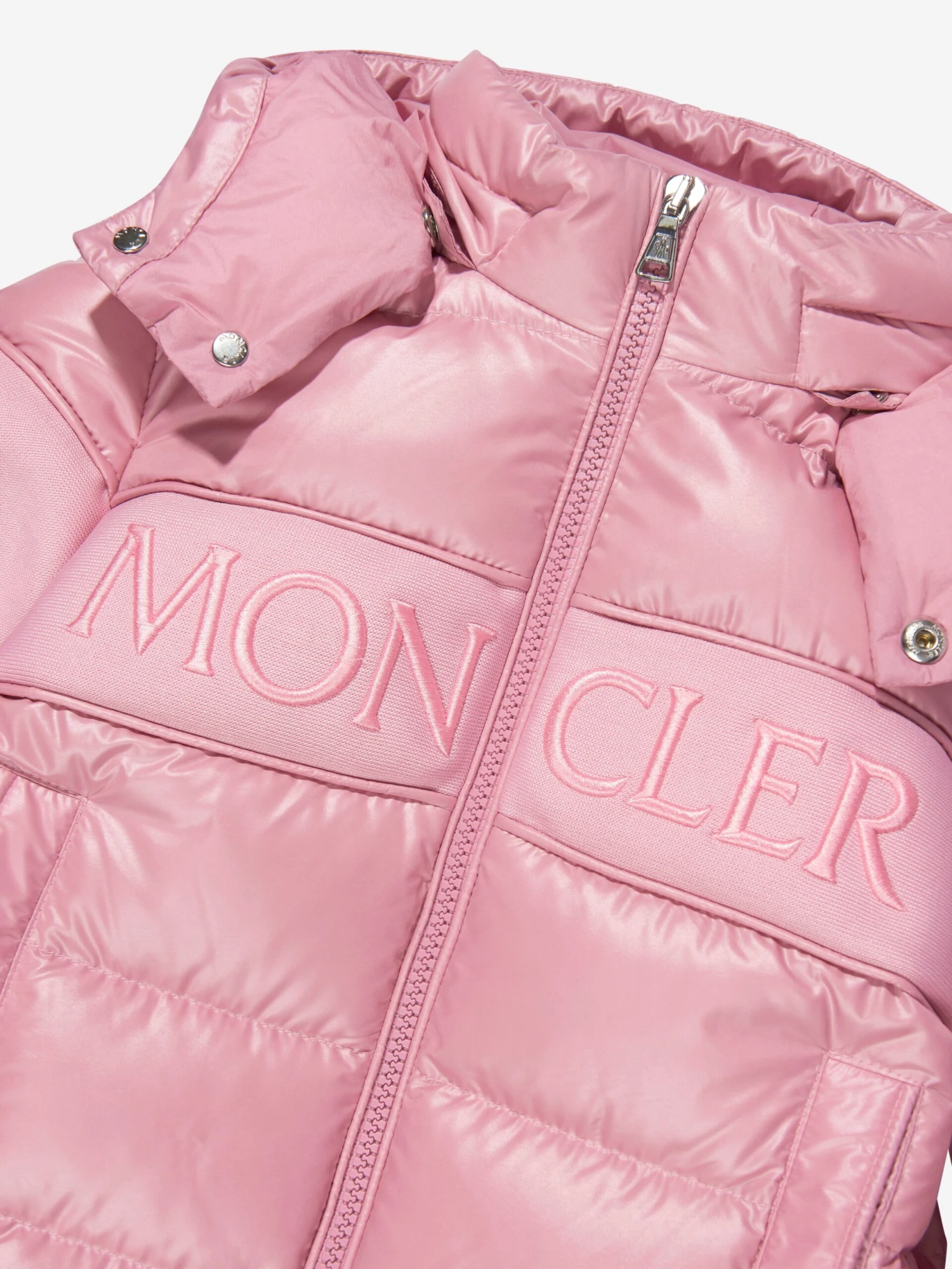 Girls Down Padded Truyere Jacket In Pink 4 Girls Down Padded Truyere Jacket In Pink - Image 4