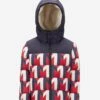 Boys Down Padded Evano Jacket In Multicolour