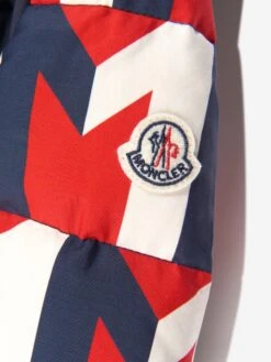 Boys Down Padded Evano Jacket In Multicolour -Childrens Clothing Store MONA3190 F47 3