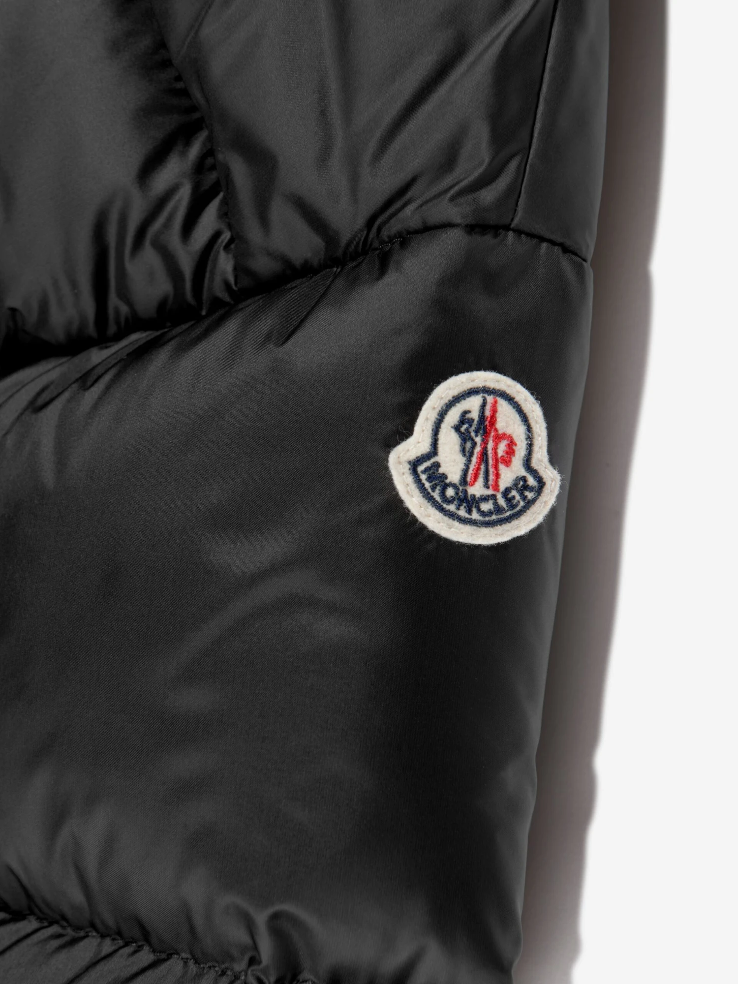 Girls Down Padded Caille Long Coat In Black 3 Girls Down Padded Caille Long Coat In Black - Image 3