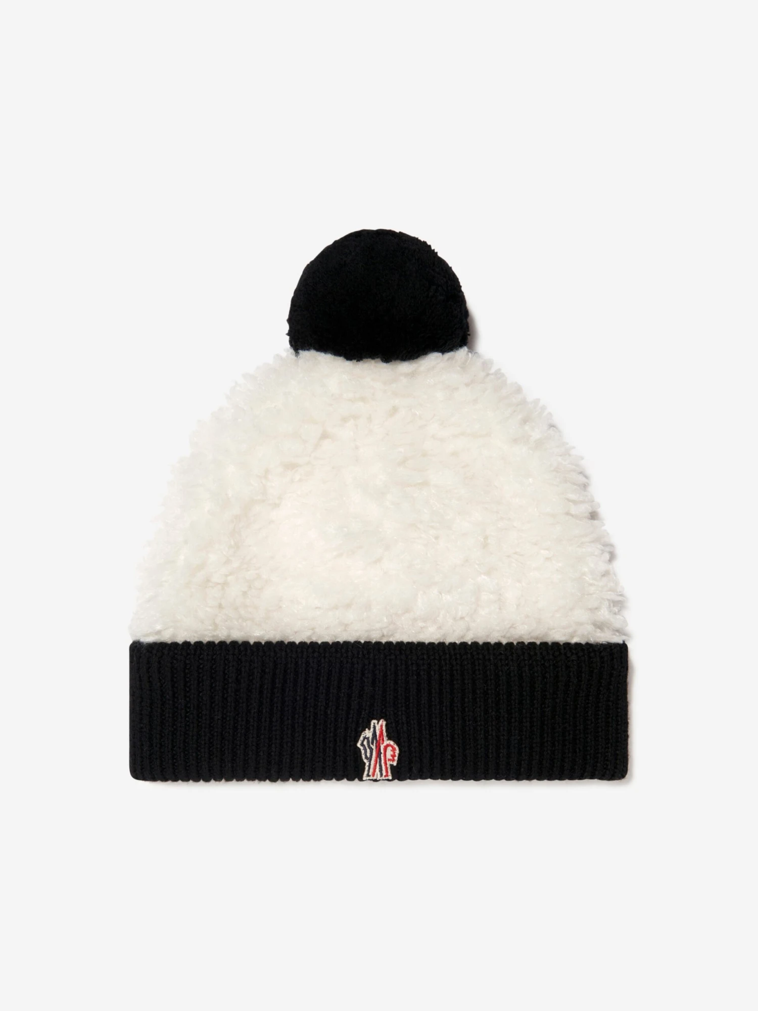 Girls Faux Fur Logo Bobble Hat 1 Girls Faux Fur Logo Bobble Hat