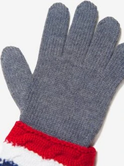 Boys Wool Knitted Gloves 7 Boys Wool Knitted Gloves -Childrens Clothing Store MONCLER U86966 4