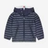 Boys Down Padded Logo Print Bergo Jacket