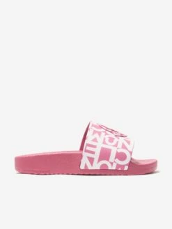 Kids Jeanne Sliders In Pink