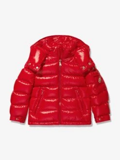 Boys Down Padded New Maya Jacket In Red