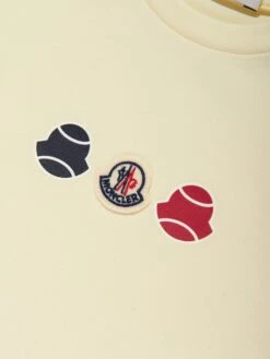 Baby Boys Logo T-Shirt In Yellow -Childrens Clothing Store MONS4031 PASTEL YELLOW 3