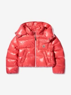 Girls Down Padded Andro Jacket In Pink