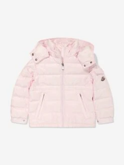 Girls Down Padded Dalles Jacket In Pink
