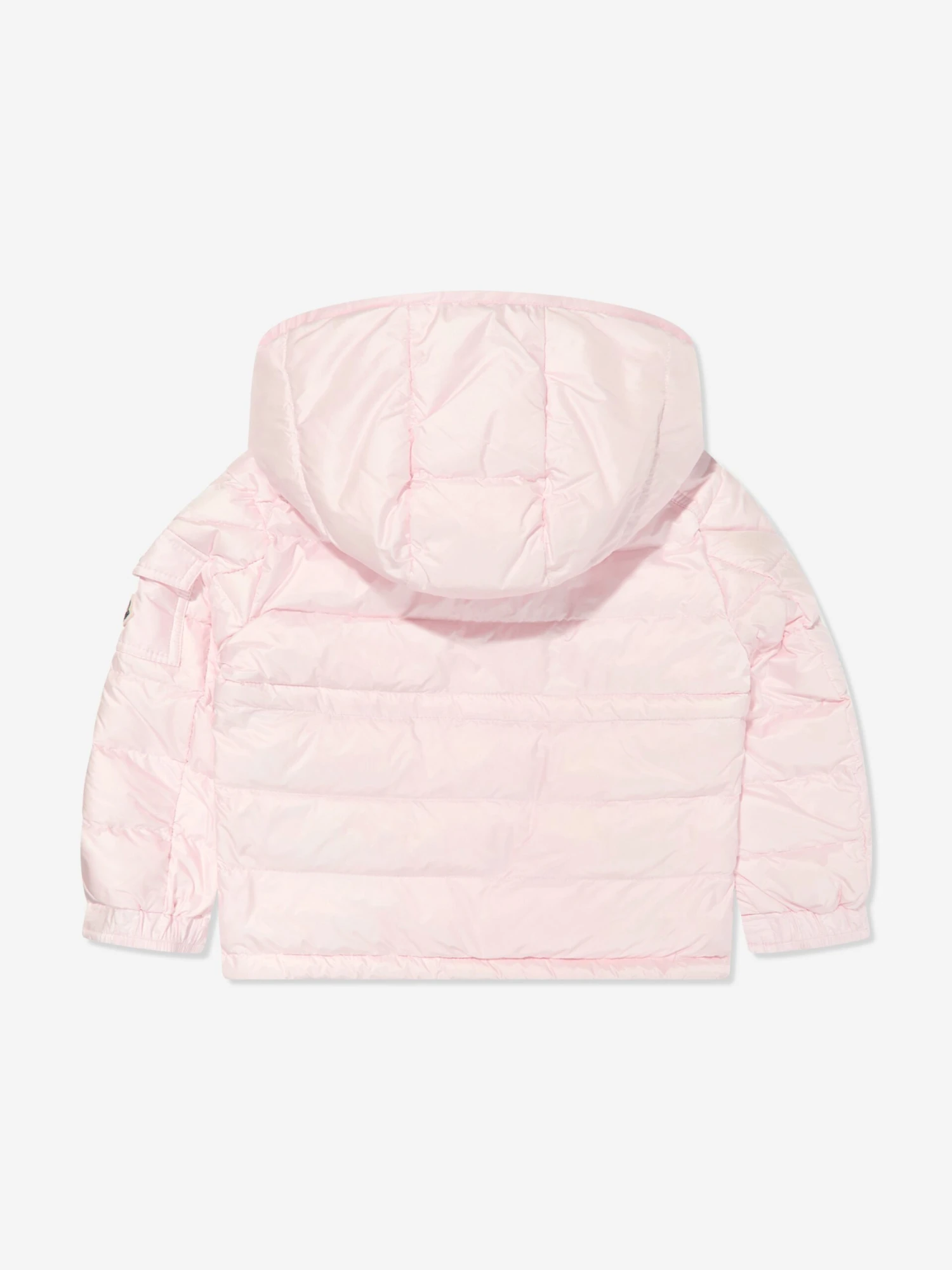 Girls Down Padded Dalles Jacket In Pink 2 Girls Down Padded Dalles Jacket In Pink - Image 2