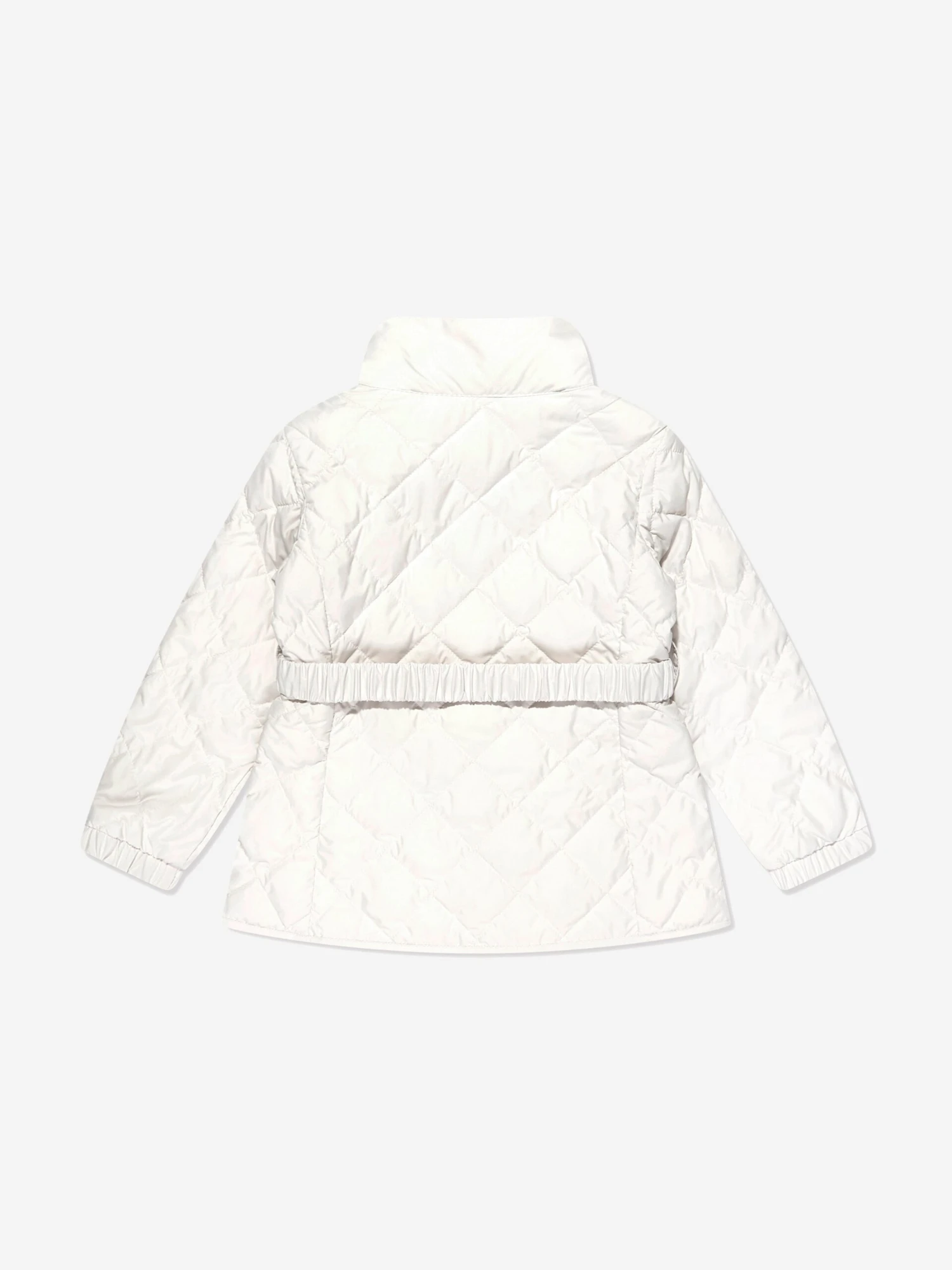 Girls Down Padded Philanta Jacket In White 2 Girls Down Padded Philanta Jacket In White - Image 2