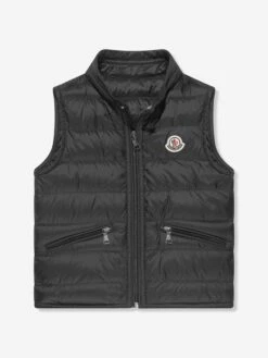 Boys Down Padded Gui Gilet In Black