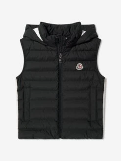 Boys Down Padded Kamaria Gilet In Black