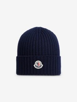 Boys Logo Beanie Hat In Navy