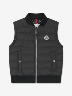 Boys Down Padded Olu Gilet In Black
