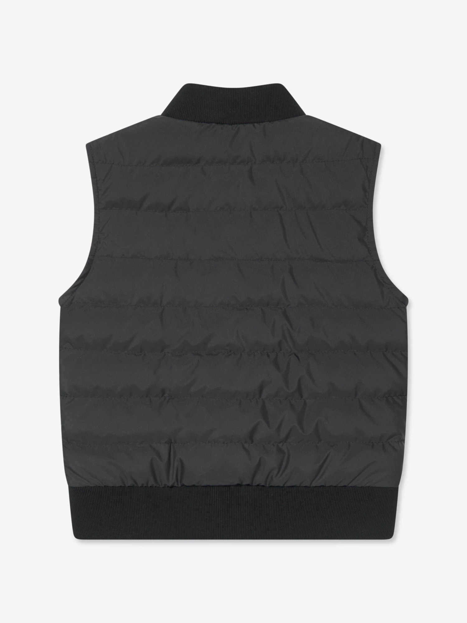Boys Down Padded Olu Gilet In Black 2 Boys Down Padded Olu Gilet In Black - Image 2
