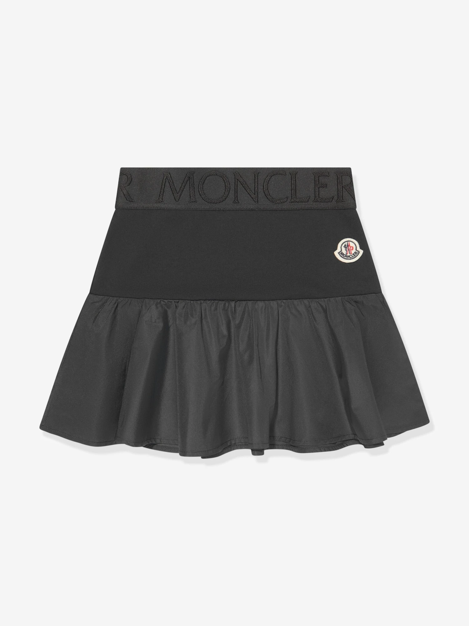 Girls Fit And Flare Skirt In Black 2 Girls Fit And Flare Skirt In Black - Image 2