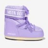 Moon Boot Kids Icon Low Nylon Snow Boots In Purple