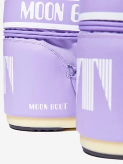Moon Boot Kids Icon Low Nylon Snow Boots In Purple 6 Moon Boot Kids Icon Low Nylon Snow Boots In Purple -Childrens Clothing Store MOOA3010 013 3