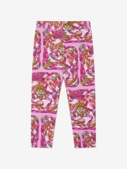 Girls T-Shirt And Leggings Set In Pink -Childrens Clothing Store MOSA3017 82236 4