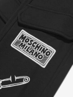 Boys Cargo Joggers In Black -Childrens Clothing Store MOSA3111 60100 4