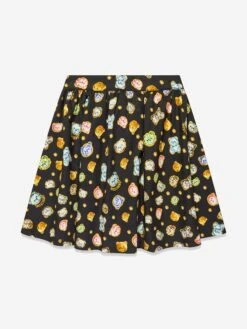 Girls Teddy Bear Gems Skirt In Black