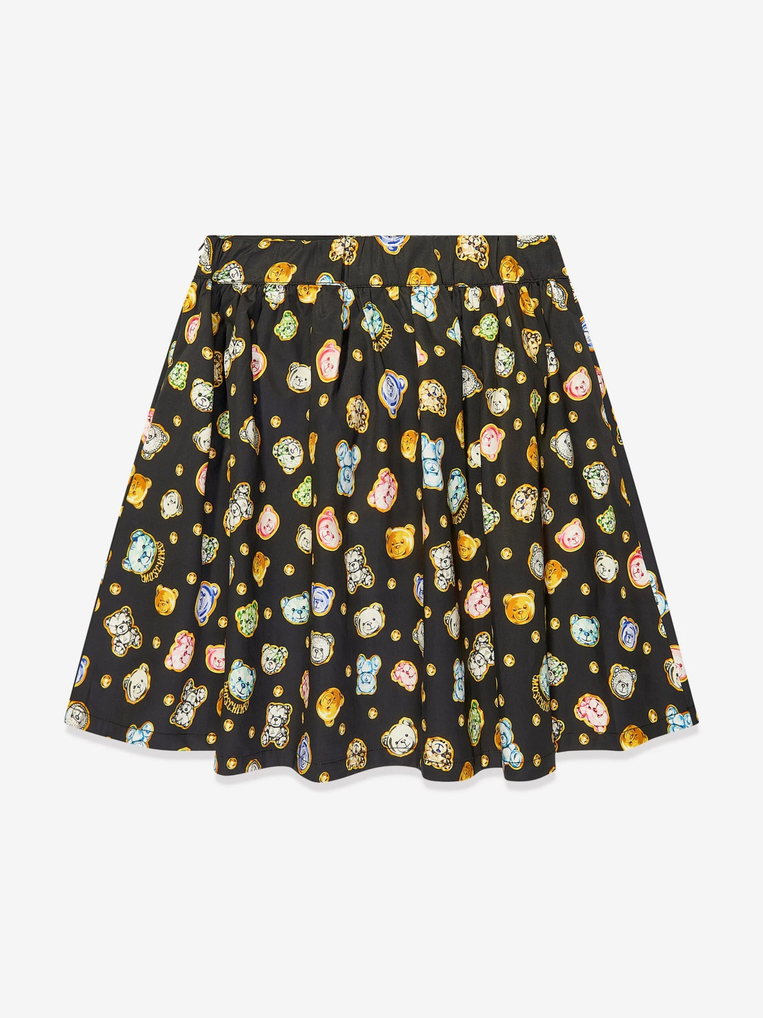 Girls Teddy Bear Gems Skirt In Black 2 Girls Teddy Bear Gems Skirt In Black - Image 2