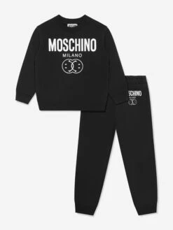 Boys Milano Logo Tracksuit In Black