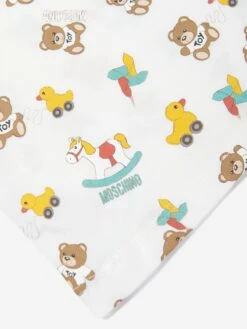 Baby Teddy Bear T-Shirt In Ivory 7 Baby Teddy Bear T-Shirt In Ivory -Childrens Clothing Store MOSS4231 IVORY 4