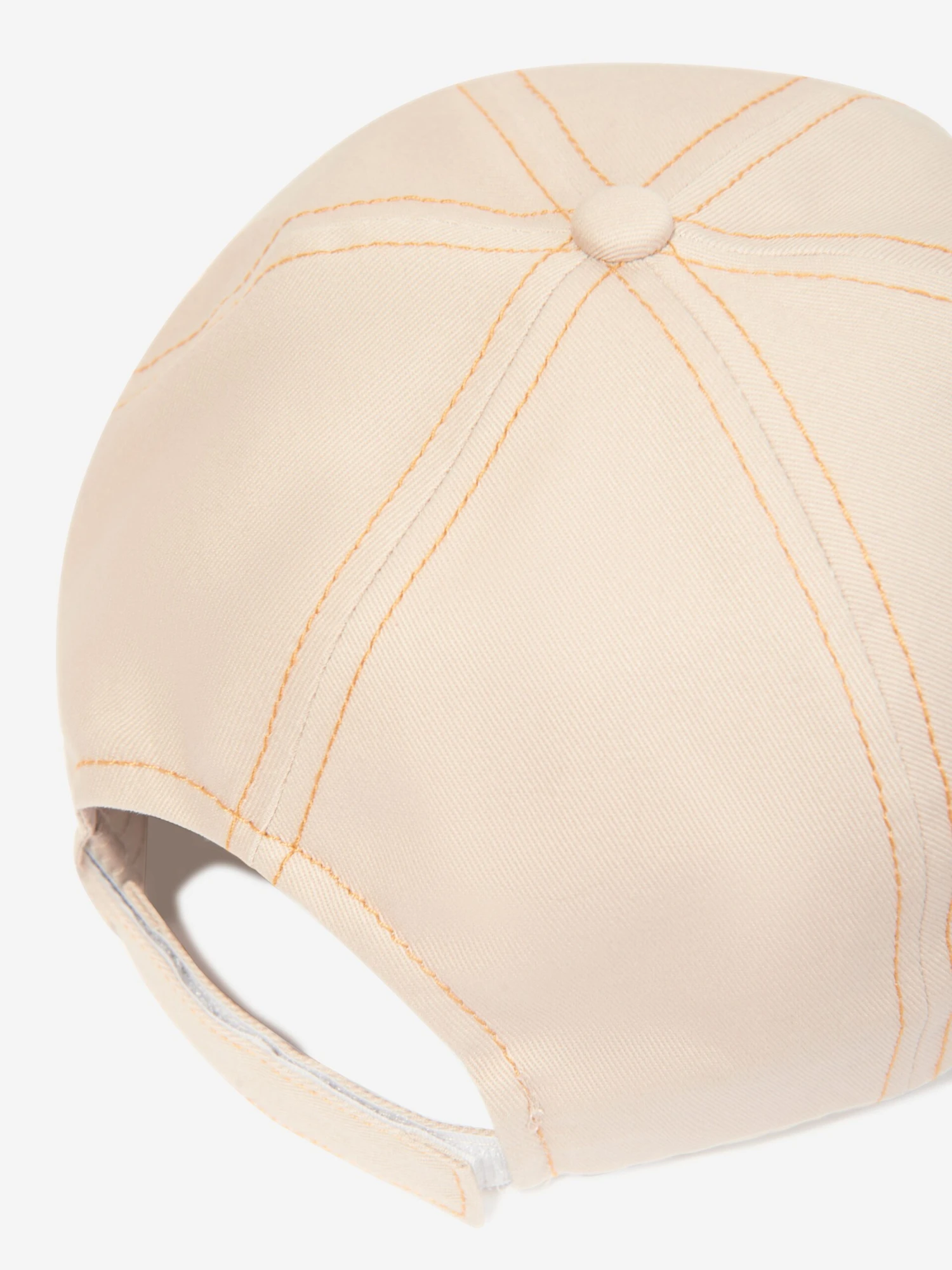 MSGM Kids Logo Cap In Beige 5 MSGM Kids Logo Cap In Beige - Image 5